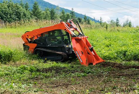 using a skid steer to clear brush|tractor attachment for clearing brush.